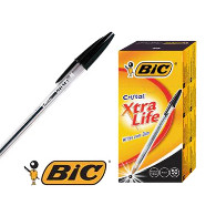 BIC Crystal Xtra Life Ballpoint Pen | 50Pc