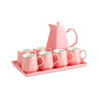 Tea Pot Set with Cups and Jug