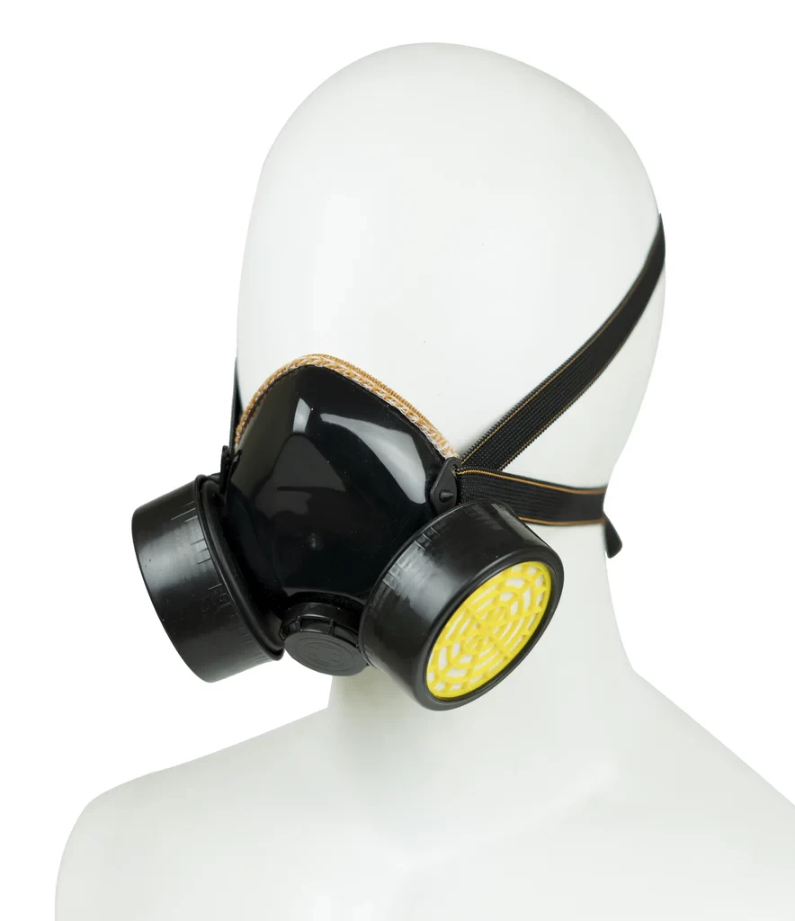 Gas Mask with 2 Filters